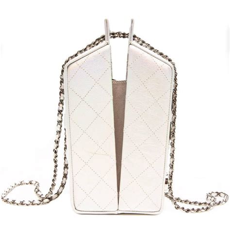 chanel silver milk carton bag price|Chanel Silver Bag .